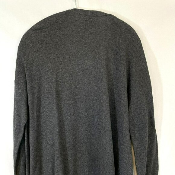 Old Navy Longline Cardigan Sweater Open Front Extra Long Gray Size Women's Large - Picture 6 of 12